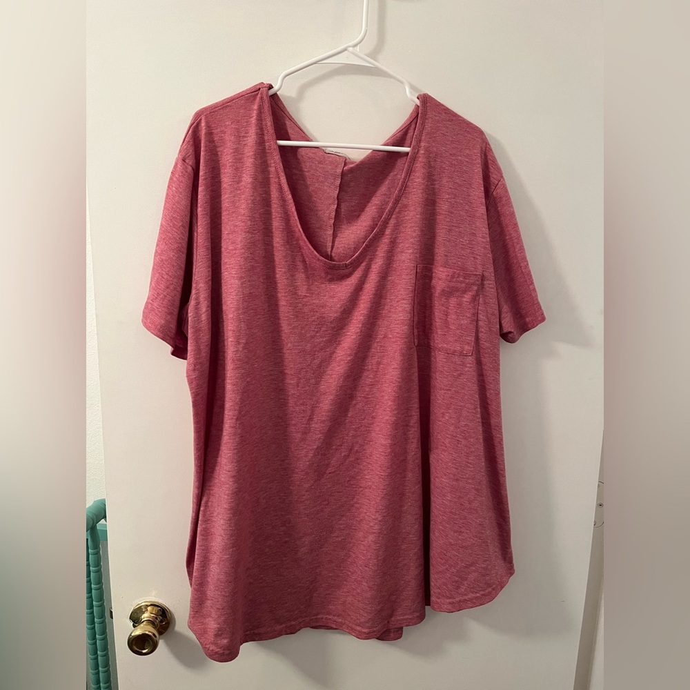 Tunic t shirt, v neck